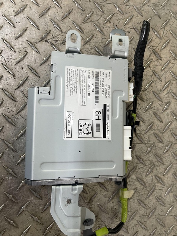 2016 MAZDA 6 SATELLITE RECEIVER CONTROL MODULE GMP166DRX OEM