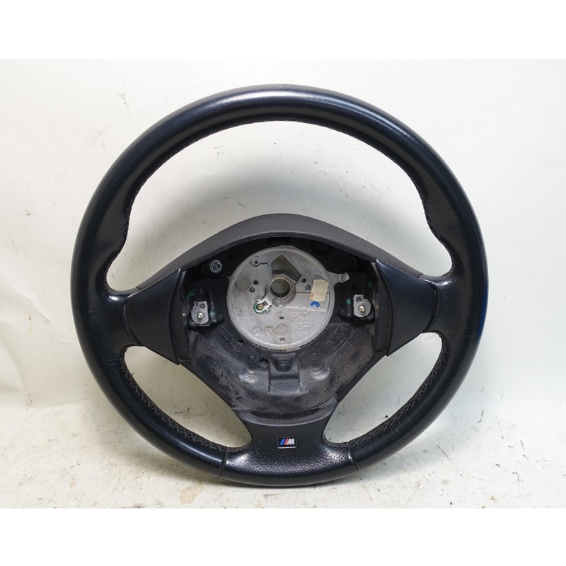 1999-2002 BMW Z3 M Sport Leather Steering Wheel Black 3-Spoke OEM
