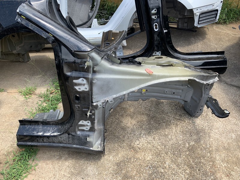 2018- 2023 TESLA MODEL 3 FRONT RIGHT BODY APRON RAIL CUT N-1955