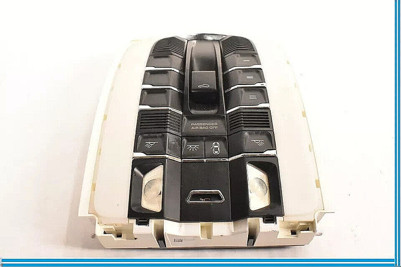 11-18 Porsche Cayenne 958 Hybrid S Front Overhead Dome Light Lamp 7PP959728F OEM