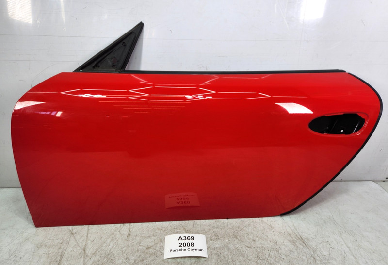 ✅ 05-12 OEM Porsche Cayman 987 997 Front Left Driver Door Shell Panel Red*