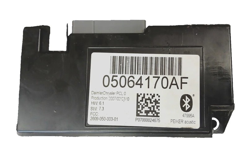 2007-2010 Jeep Grand Cherokee Telematics Bluetooth Control Module 05064170af