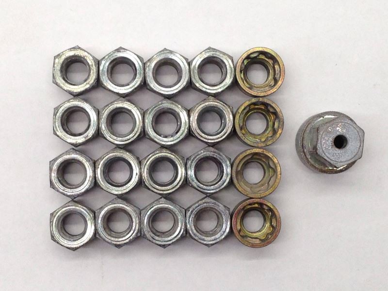 Wheel Lug Nut Set of 20 With Key Fits 2009-2014 Hyundai Genesis Sedan 66108