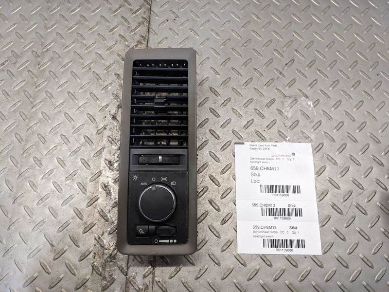 13-24 Ram 1500 Dash Headlight Dimmer Light Control Switch 1159886