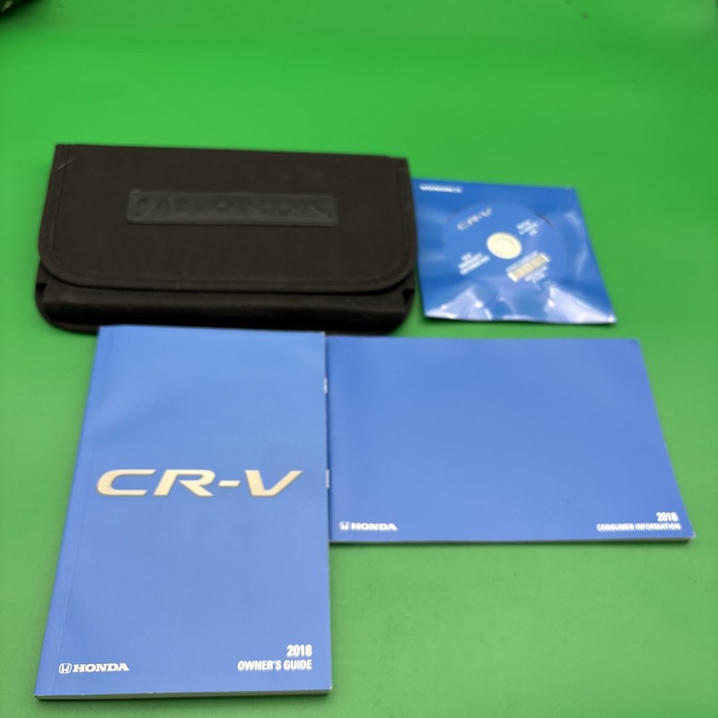2018 Honda Cr-v Owners Manual Consumer Information With Case Included