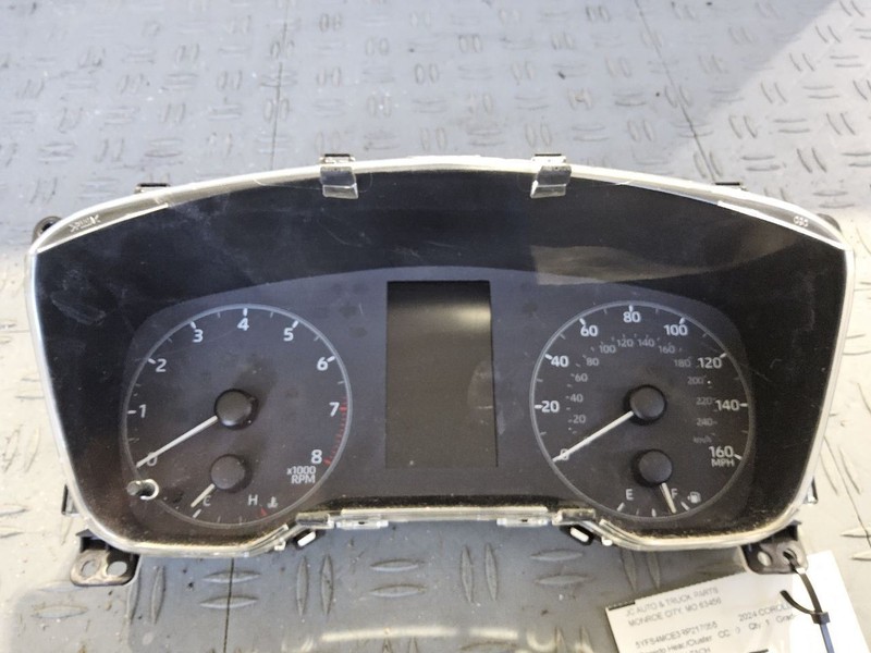 2023-2024 Toyota Corolla Speedometer Instrument Cluster 2.0L MPH