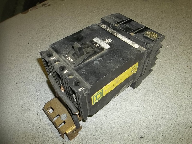 Square D LK-7368 3-Pole Circuit Breaker 15434 Type FA *FREE SHIPPING*