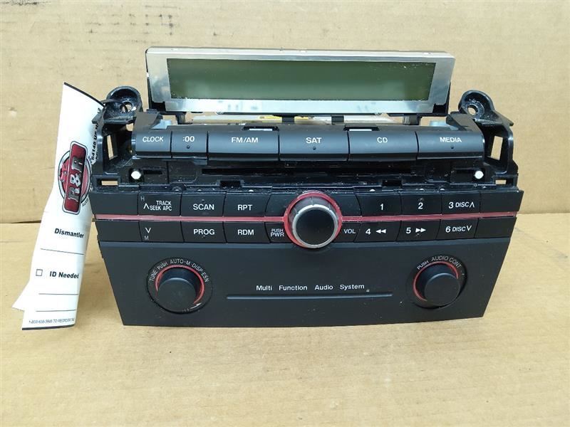 Audio Equipment Radio Tuner And Receiver Am-fm-cd Fits 08 MAZDA 3 263200