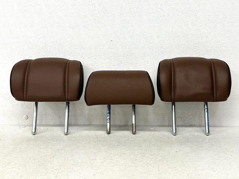⭐2015-2020 ACURA TLX REAR HEADREST HEAD REST BROWN LEATHER SET OEM LOT2491