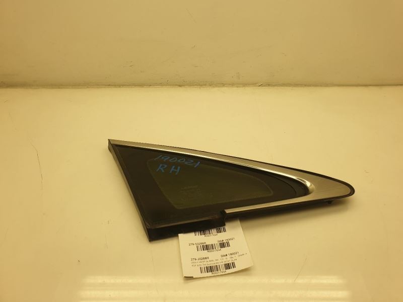 10-12 LEXUS HS250H PASSENGER SIDE REAR DOOR VENT GLASS