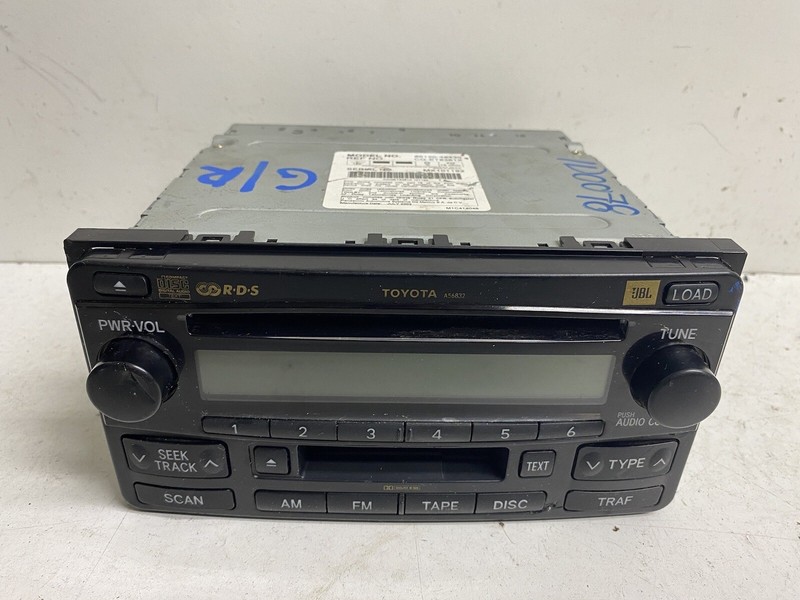 2004-2007 Toyota Highlander NON-NAV A56832 CD & Cassette Player Radio Stereo