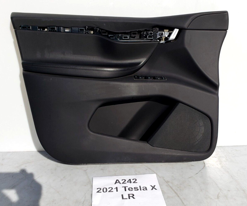 ✅2016-2021 OEM Tesla Model X Front Left Driver Side Door Panel Trim Card Assy