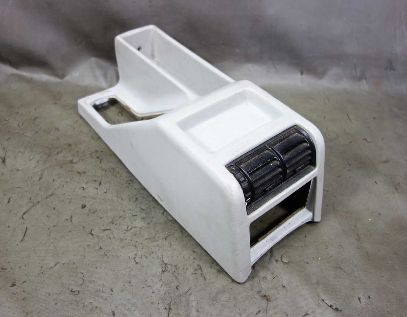 1991-1995 BMW E34 5-Series Front Center Console Light Silver Grey Vent OEM