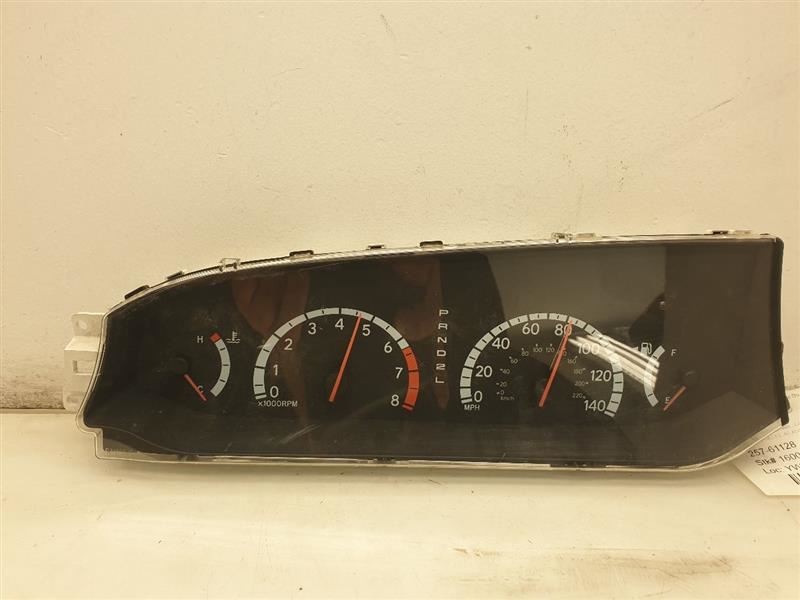 00 01 02 TOYOTA AVALON XL SPEEDOMETER CLUSTER THEFT DETERRENT BROKEN TAB