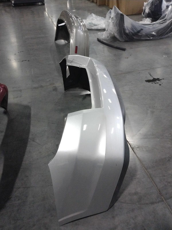 2010 Honda Crosstour Silver Rear Bumper Assembly OEM 04715TP6A90ZZ 150K MI