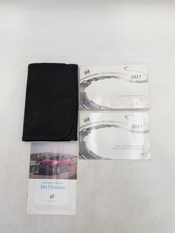 2017 Buick Enclave Owners Manual & Warranty Premium Convenience With Case