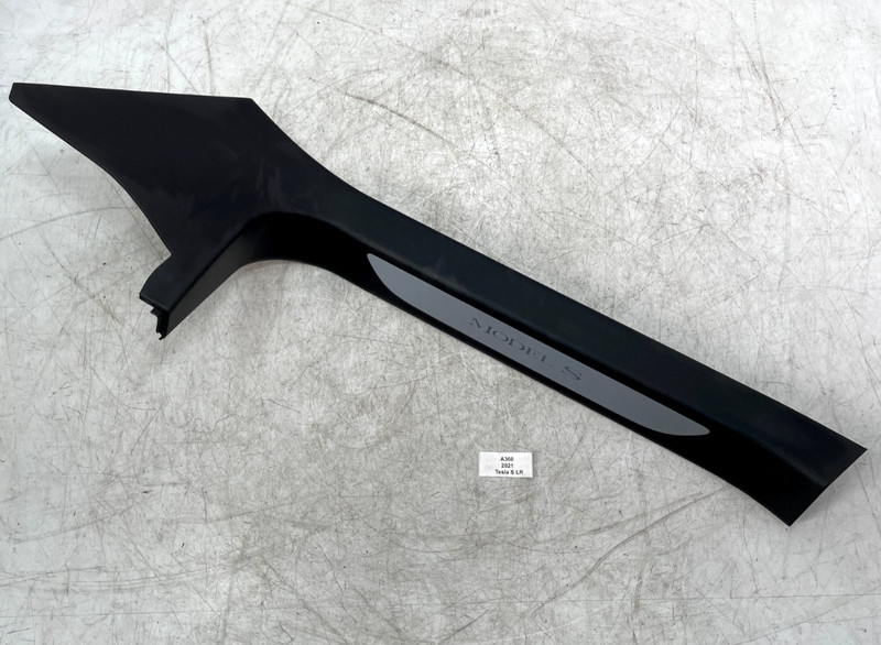 ✅ 12-21 OEM Tesla Model S Front Left Driver Sill Plate Pillar Trim Cover Panel