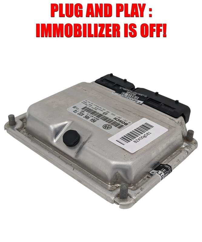 PROGRAMMED PLUG & PLAY 2002 VW Jetta Golf 2.0L ECU ECM ECM IMMO OFF 06A906032FQ