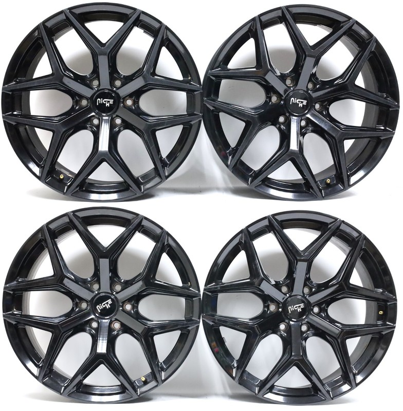 Niche M231 VICE SUV Wheels 22x9.5 6x5.5 +30 Set of 4 Cadillac Escalade Silverado