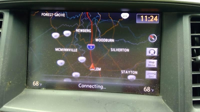 2013 Infiniti JX35 Navigation GPS Navi Screen Menu Info 8" 28091 1JA3A