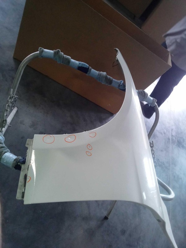 BMW 320i 2016 Left Fender WHITE 123721 9398