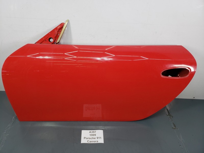 ✅ 97-05 OEM Porsche Carrera 911 996 986 Front Left Driver Door Shell Red *