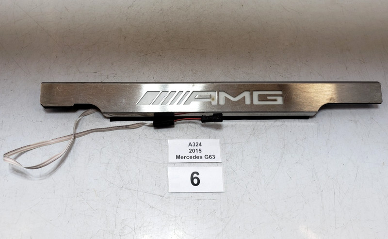 ✅ 2013-2018 OEM Mercedes W463 G63 AMG Rear Left Driver Door Sill Plate NOTE*