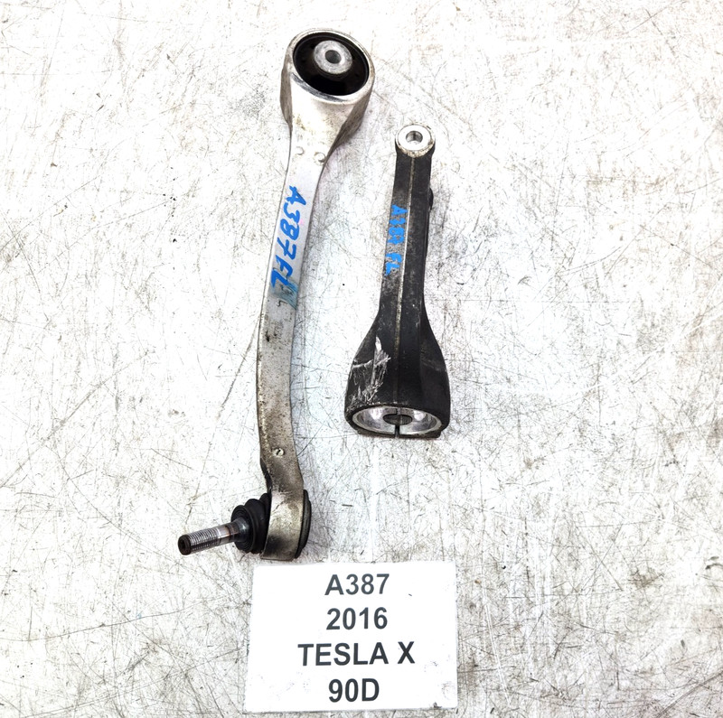 ✅ 16-20 OEM Tesla Model X Front Left Driver Side Control Arm Fork SET