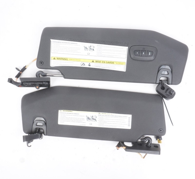 2018 - 2024 Jeep Wrangler Rubicon Left Right Sunvisor Sun Visor Pair