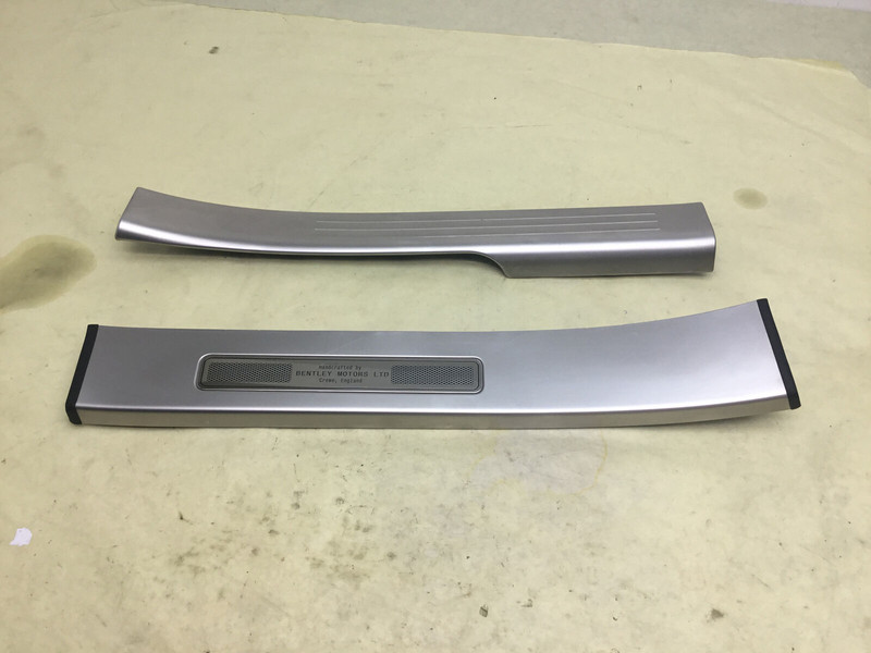 Bentley Flying Spur W12 Rear Left Driver Door Sill Scuff Plate Trim Set 13-18 :Y