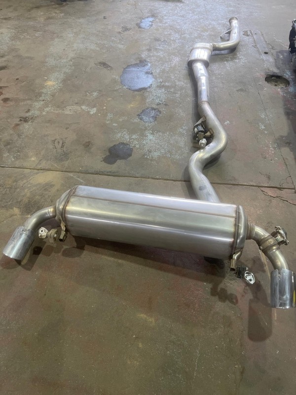 2019-2021 BMW 330I Complete Cat Back System With Motor & Exhaust Tips OEM