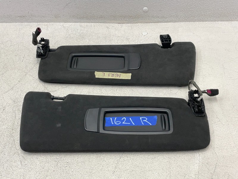 15 16 17 18 BMW X5 M F85 Left & Right Sunvisor Visor Alcantara Set 1621 OEM