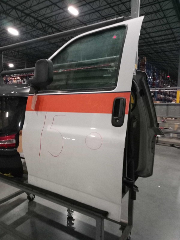 2017 GMC Savana 3500 Van Left Door White Used Scuffs Dings 133K Miles