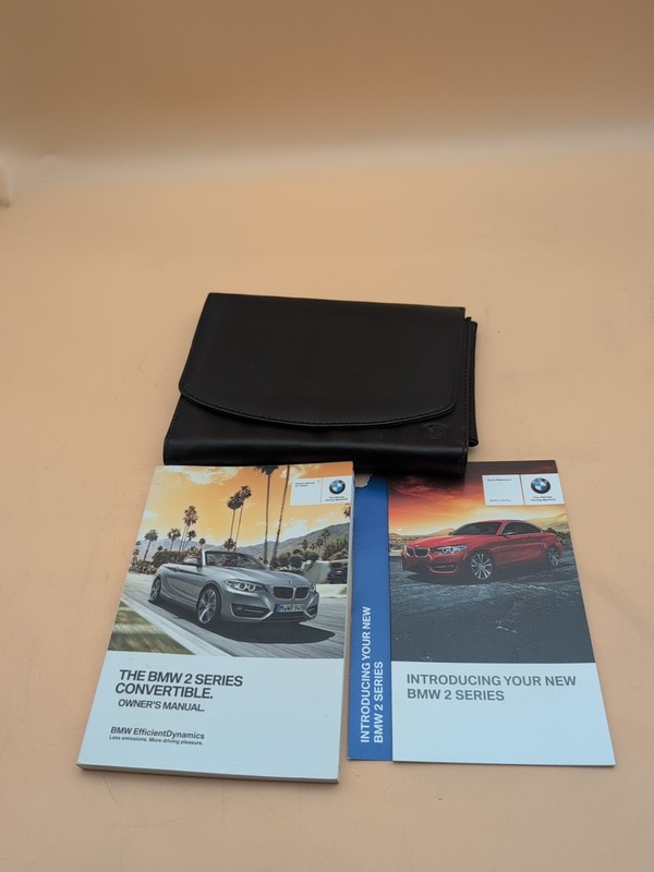 2016 BMW 2 Series convertible 228i m235i owners manual & case