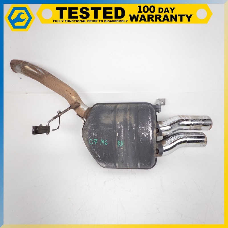 06-10 BMW M6 REAR RIGHT PASSENGER SIDE EXHAUST MUFFLER TIP OEM