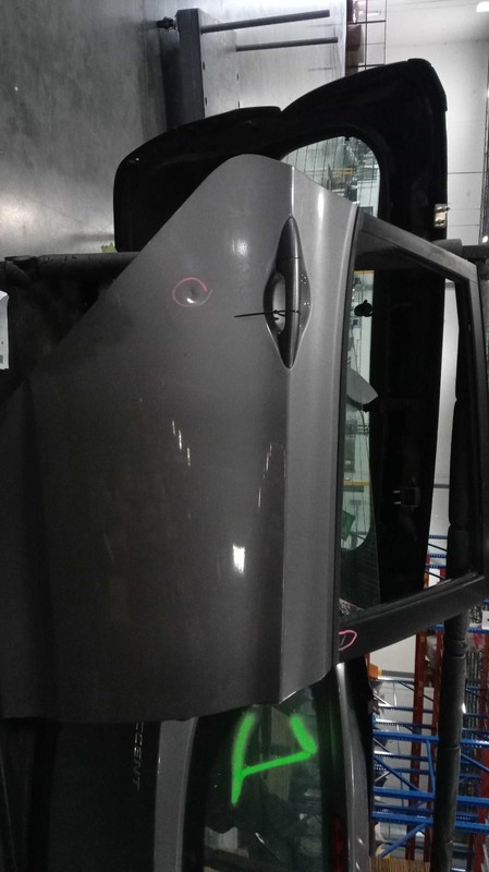 2014 Hyundai Accent Rear Right Door Grey OEM Used 62000 Miles NJ25-15707-403450