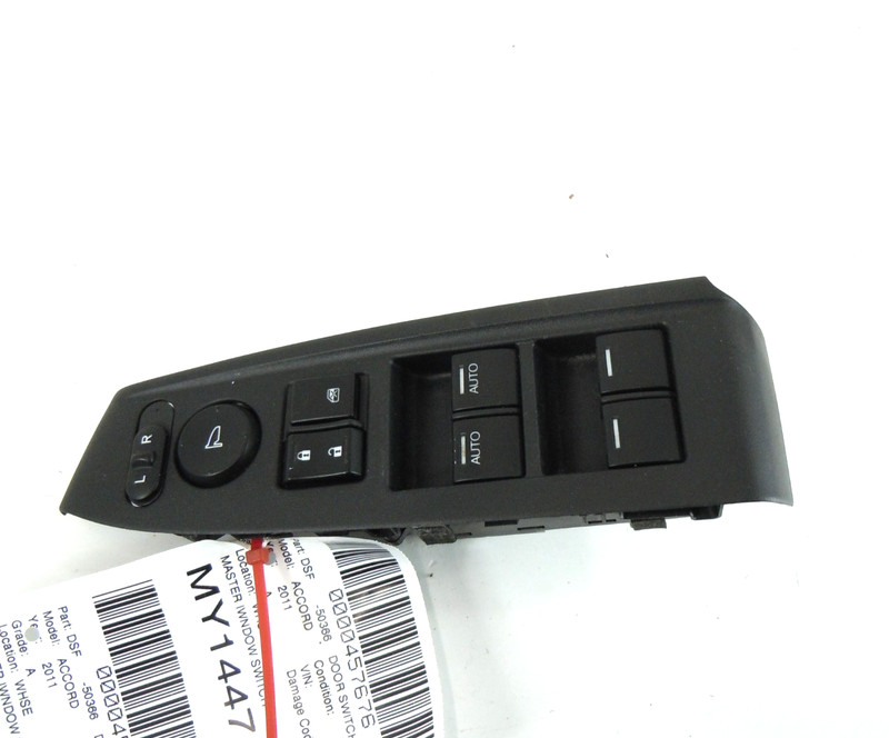 2008-2012 Honda Accord Sedan Master Power Window Control Switch Driver Left OEM