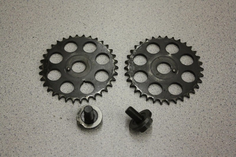 1988 BMW K 75 C CAM SHAFT CAMSHAFT TIMING GEARS PAIR SET 2 GEAR K75 88