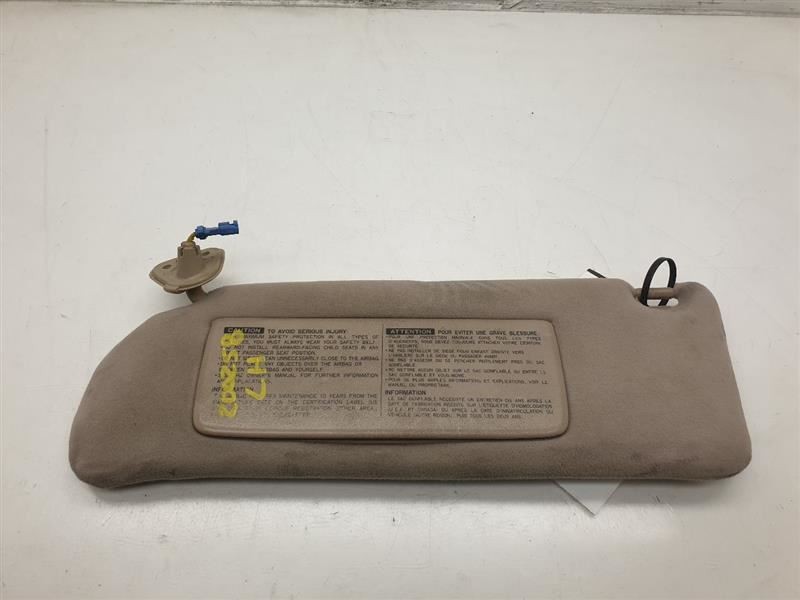 1995 LEXUS SC300 DRIVER SIDE SUN SHADE VISOR ASSEMBLY
