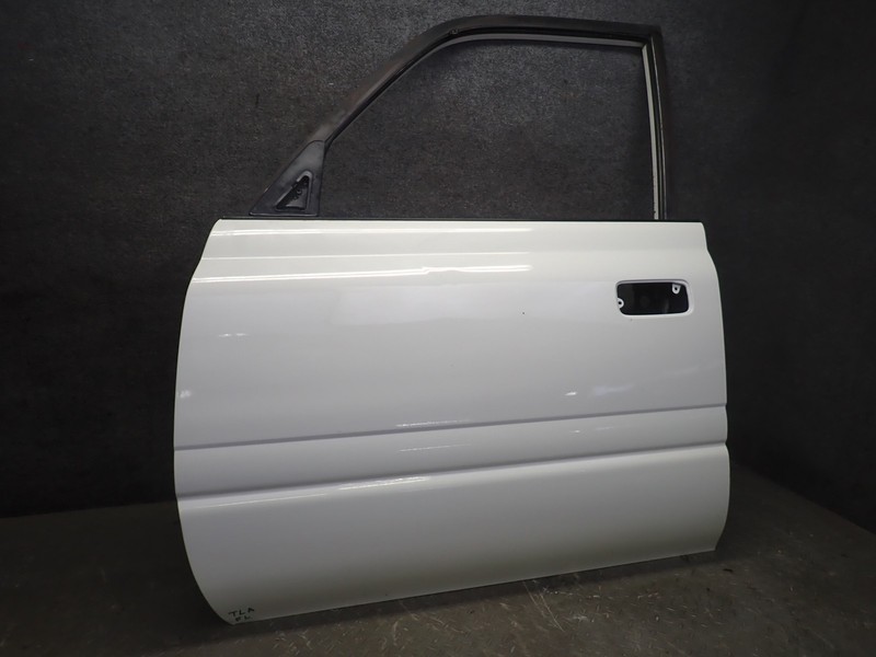 1991-1994 TOYOTA LAND CRUISER FJ80 FRONT LEFT SIDE DOOR SHELL PANEL WHITE