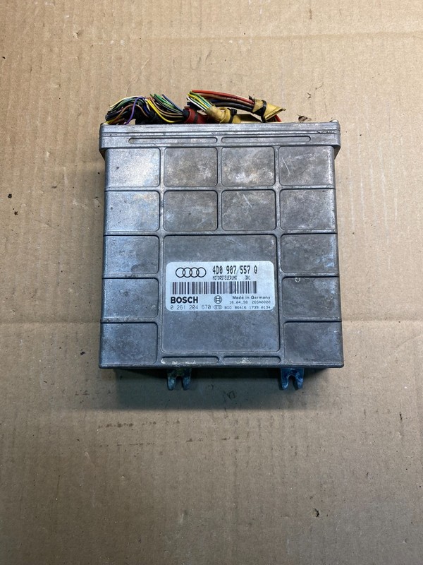 1997 1998 Audi A8 Engine Control Computer Ecu Ecm 4d0907557 AB0519 DG