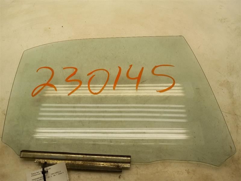 Passenger Right Rear Door Glass Sedan Fits 93-97 COROLLA