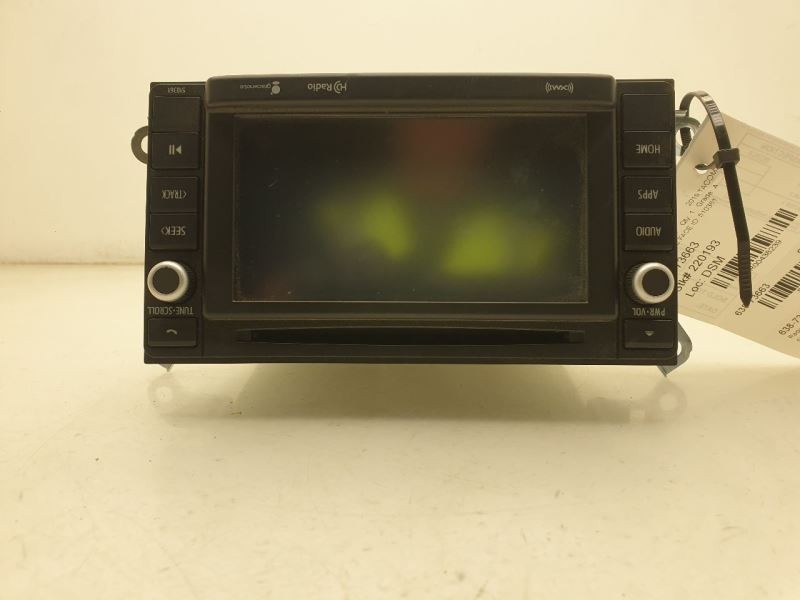 16-19 TOYOTA TACOMA RADIO/STEREO RECEIVER AND DISPLAY UNIT ASSEMBLY