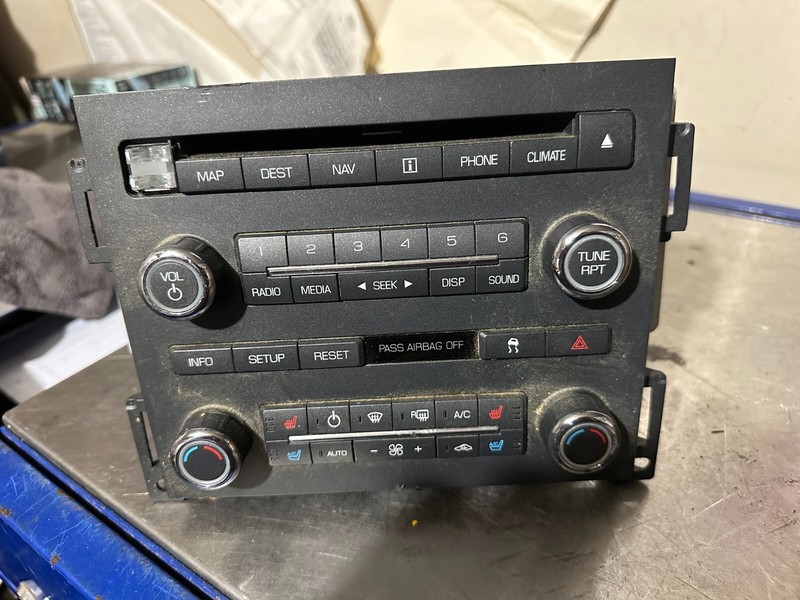 09-10 LINCOLN MKS OEM RADIO STEREO HEATER AC CLIMATE CONTROL PANEL AA5T-19C156AC