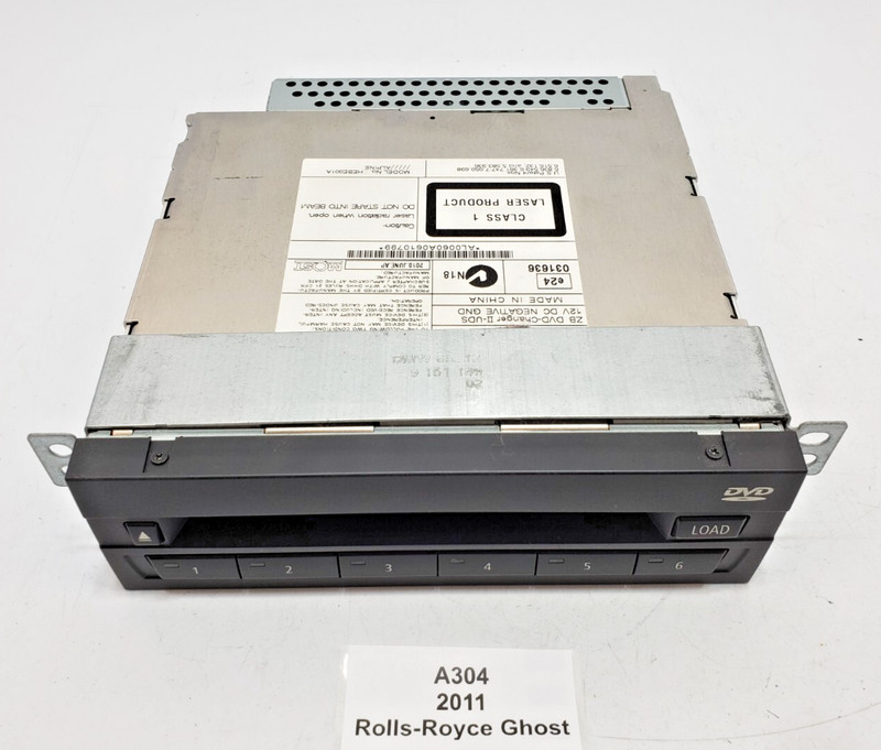 ✅10-14 OEM Rolls Royce Ghost RR4 Multimedia Dashboard DVD Exchanger Unit