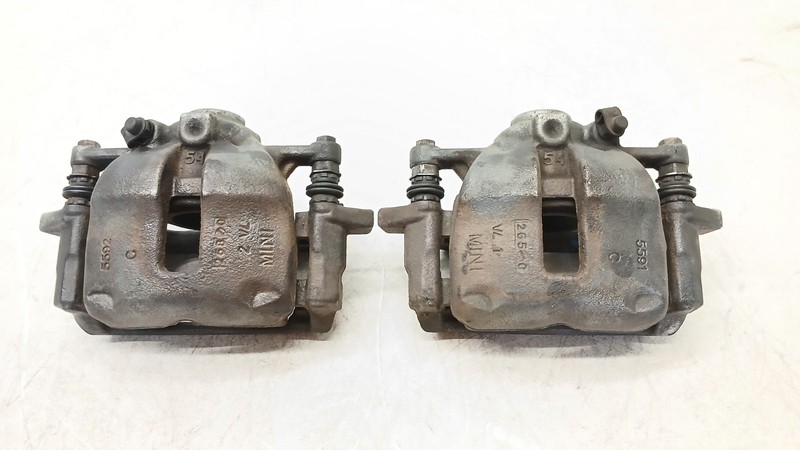 07-15 MINI COOPER S R55 R56 R57 R58 R59 BRAKE DISC CALIPER SET FRONT OEM 072125