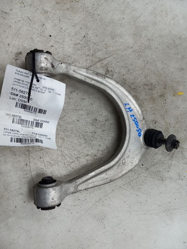 13-19 LEXUS GS350 F-SPORT FRONT DRIVER LEFT UPPER CONTROL ARM