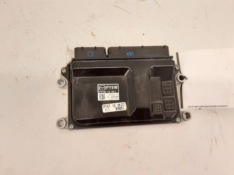 Engine ECM Mounted By Battery 2.0L ID PY9W-18-881A Fits 17-18 MAZDA 3 2696108