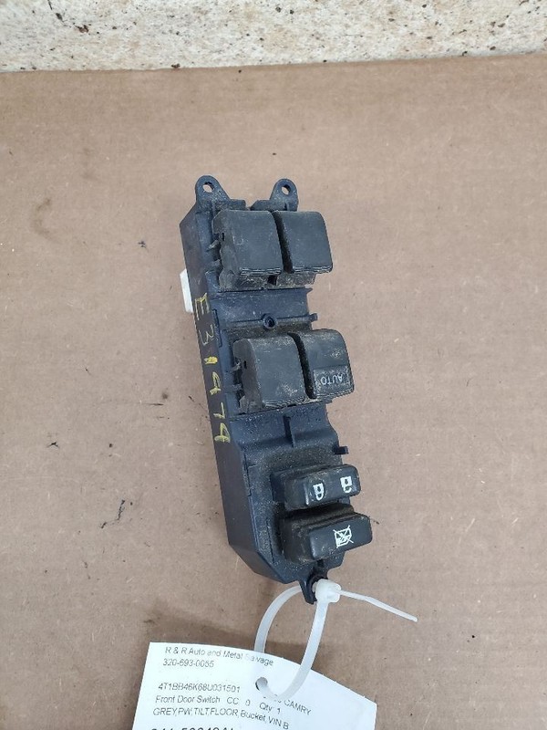 Driver Front Door Switch Driver's Sedan Window Fits 07-12 YARIS 295551