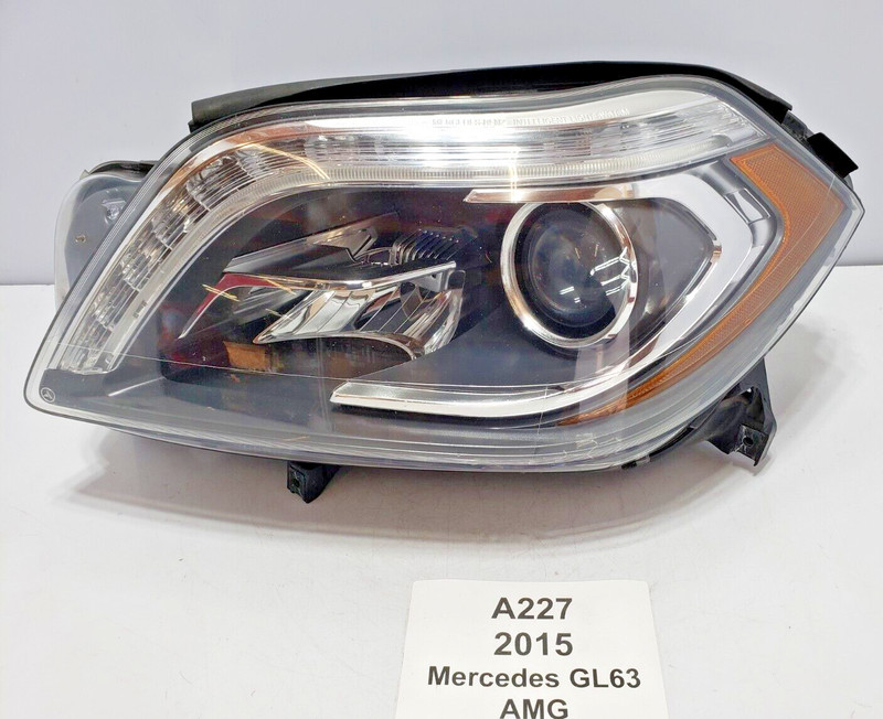✅ 13-16 OEM Mercedes X166 GL63 ML63 AMG Front Left Driver Headlight Lamp Xenon